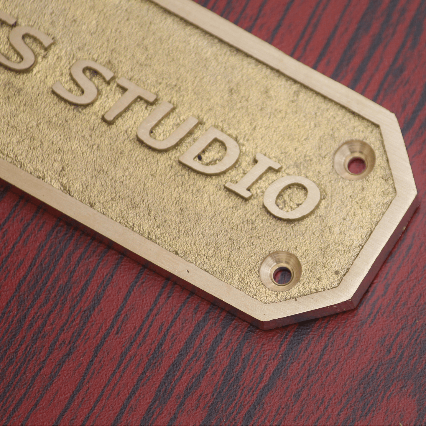 Personalized Brass Plaque - Ideal for Recognition Plaques, Name Plates, and Awards - Perfect for Office, Home, or Garden Decor